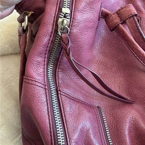 The Sak Deep Red Shoulder Bag - Picture 4 of 5